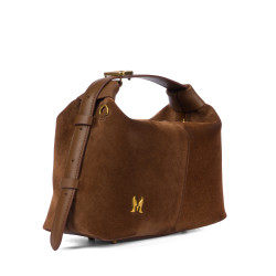 Damentasche 037-1g Wildleder Braun