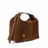 Damentasche 037-1g Wildleder Braun
