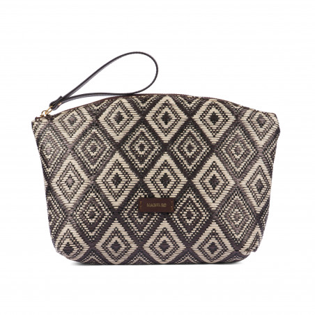 Damentasche 213g Kakao-Raffia