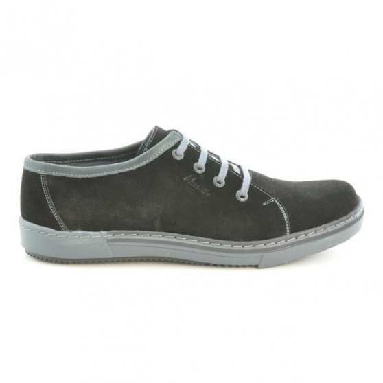 Casual/Sport Herrenschuhe 722 Schwarz Velours+Grau Casual/Sport Herrenschuhe 722 Schwarz Velours+Grau