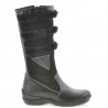 Kinderstiefel 3205 schwarz kombiniert