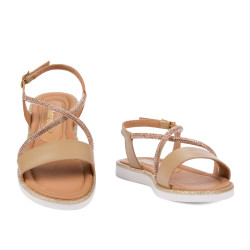 Kinder Sandalen 541 Beige Kombiniert