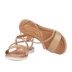 Kinder Sandalen 541 Beige Kombiniert