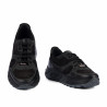 Herrenschuhe casual/sport 996 schwarz Velours kombiniert