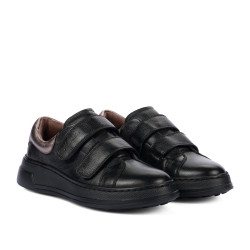 Damen-Sneaker 6008-1sc Schwarz kombiniert