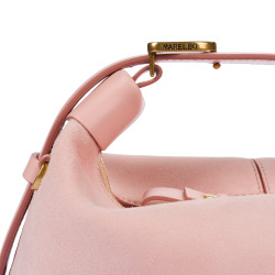 Handtasche Damen 037g Camoscio Baby Rosa