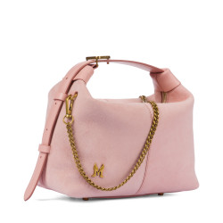 Handtasche Damen 037g Camoscio Baby Rosa