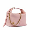 Handtasche Damen 037g Camoscio Baby Rosa