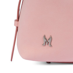 Damentasche Handtasche 037-1g 01 Veloursleder Baby Pink