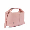 Damentasche Handtasche 037-1g 01 Veloursleder Baby Pink