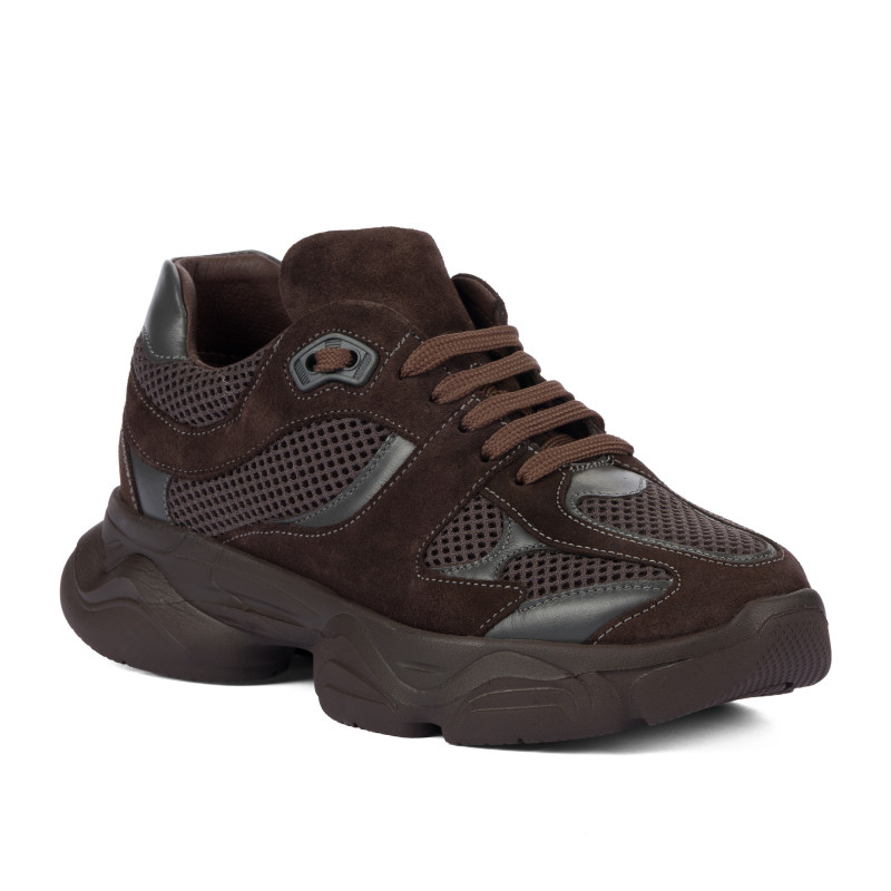 Damensportschuhe 6102 Schokolade kombiniert