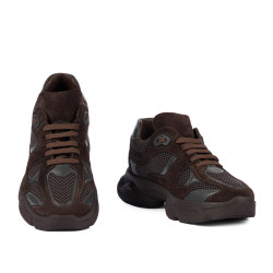 Damensportschuhe 6102 Schokolade kombiniert