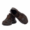 Damensportschuhe 6102 Schokolade kombiniert