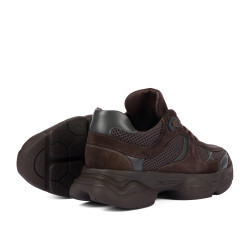 Damensportschuhe 6102 Schokolade kombiniert