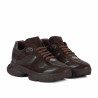 Damensportschuhe 6102 Schokolade kombiniert