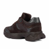 Damensportschuhe 6102 Schokolade kombiniert