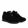 Damen Sneaker 6104 schwarz kombiniert