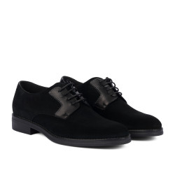 Herren Freizeitschuhe 9006 schwarz Velours