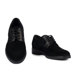 Herren Freizeitschuhe 9006 schwarz Velours