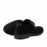 Herren Freizeitschuhe 9006 schwarz Velours