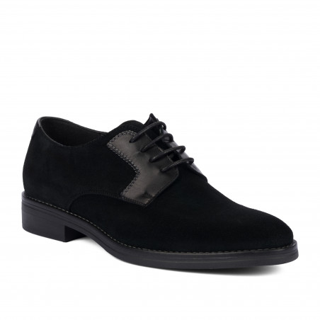Herren Freizeitschuhe 9006 schwarz Velours