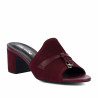 Damen Sandalen 1367 bordeaux Velours