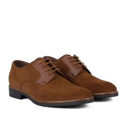 Herren Freizeitschuhe 9006 camel Veloursleder