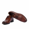 Elegante Herrenschuhe 822-1 in Cognac