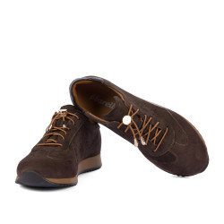 Damensportschuhe 6104 Bufo Kaffee kombiniert