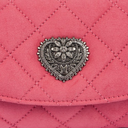 Damentasche Schultertasche 048g 01 Camoscio Barbie-Rosa