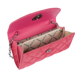 Damentasche Schultertasche 048g 01 Camoscio Barbie-Rosa