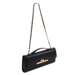 Damentasche Schultertasche 054g schwarz