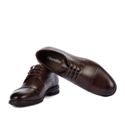 Elegante Herrenschuhe 9008 a Kaffee