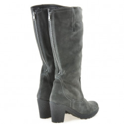 Damenstiefel 3258 Anthrazit Velours
