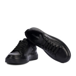 Herren Sportschuhe 9003 Schwarz kombiniert
