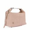 Handtasche Damen 037-1g 01 Wildleder Nude
