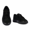 Herrensportschuhe 9004 schwarz kombiniert