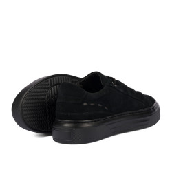 Herrensportschuhe 9004 schwarz kombiniert