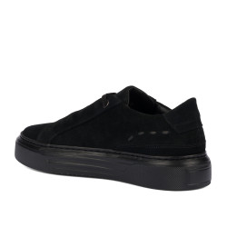 Herrensportschuhe 9004 schwarz kombiniert