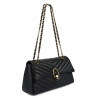 Damentasche Schultertasche 052g schwarz