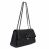 Damenschultertasche 052g 01 schwarz