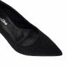 Elegante Damenschuhe 1366 in Schwarz Velours Perlmutt