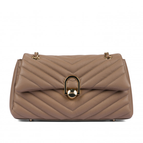 Damentasche Schultertasche 052g Cappuccino