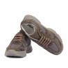 Damen-Sneaker 6102 Sand Velour kombiniert 01