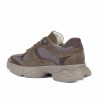 Damen-Sneaker 6102 Sand Velour kombiniert 01