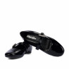 Damen-Ballerinas 1319 Lack Schwarz