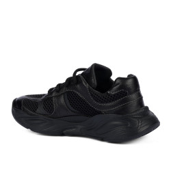 Kinder Schuhe 2034 schwarz kombiniert