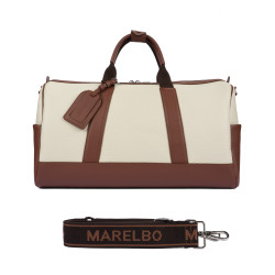 Reisetasche 305g 01 beige+braun