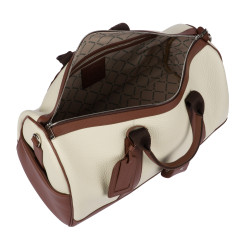 Reisetasche 305g 01 beige+braun