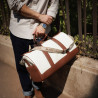 Reisetasche 305g 01 beige+braun lifestyle